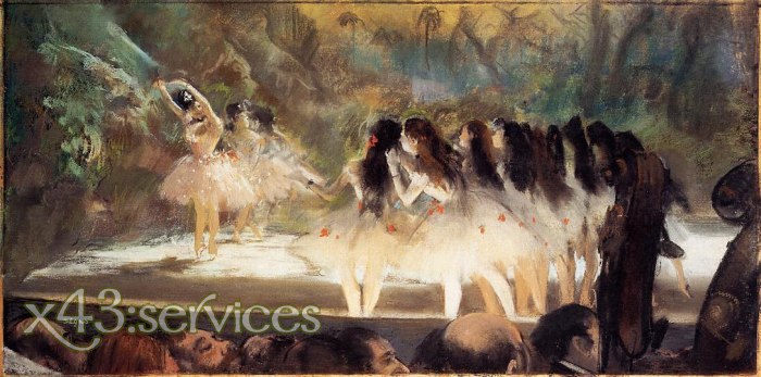 Edgar Degas - Ballett der Pariser Oper